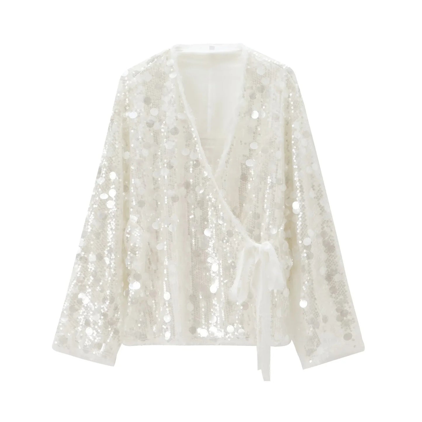 Women's Cool Attractive Trend Kimono Sequined Coats