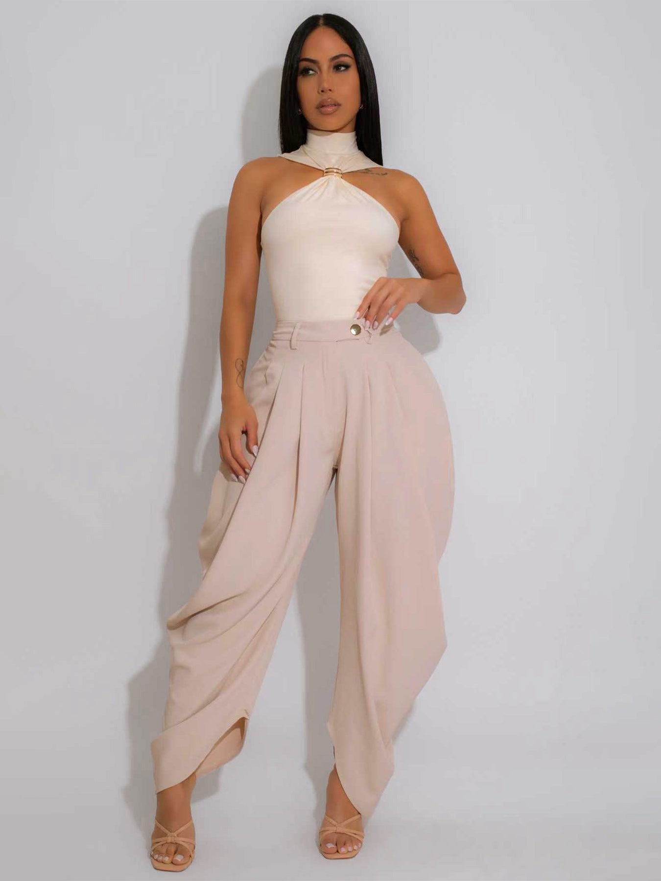 Women's Pure Color Sexy City Discount Personalized Pants