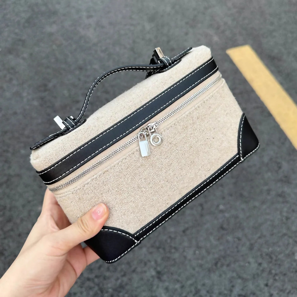 Creative Innovative Women's Stitching Leather Vintage Crossbody Bags