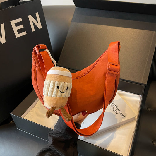 Women's Lightweight Cloth Fashionable Simple Commute Selenodont Bags