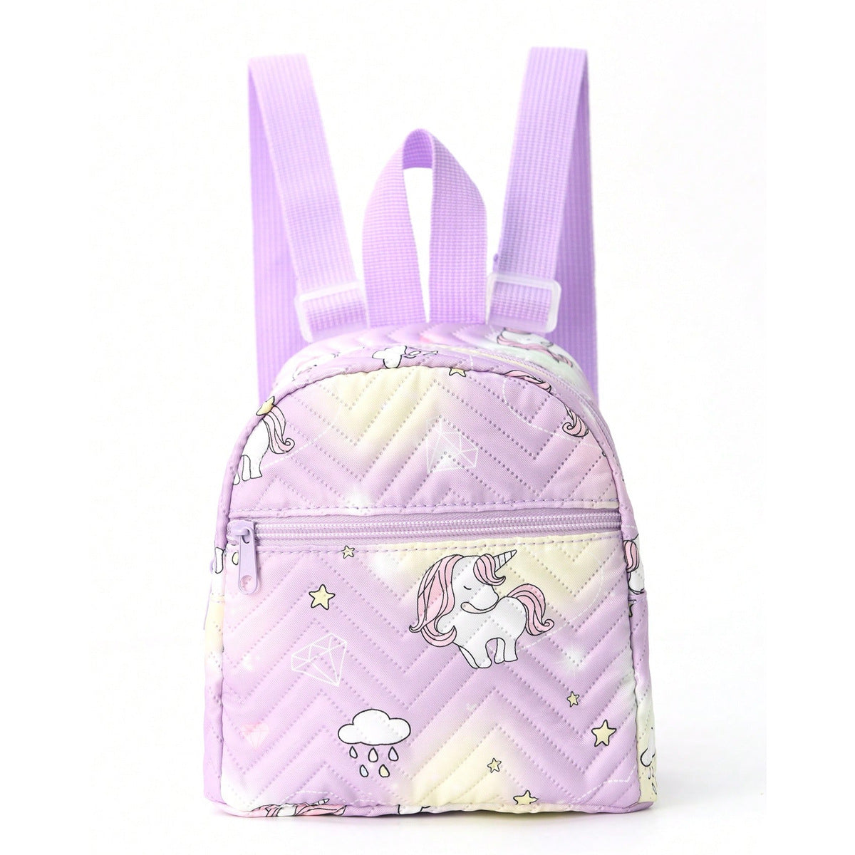 Women's Rainbow Quilted Mini Fashion High-grade Backpacks