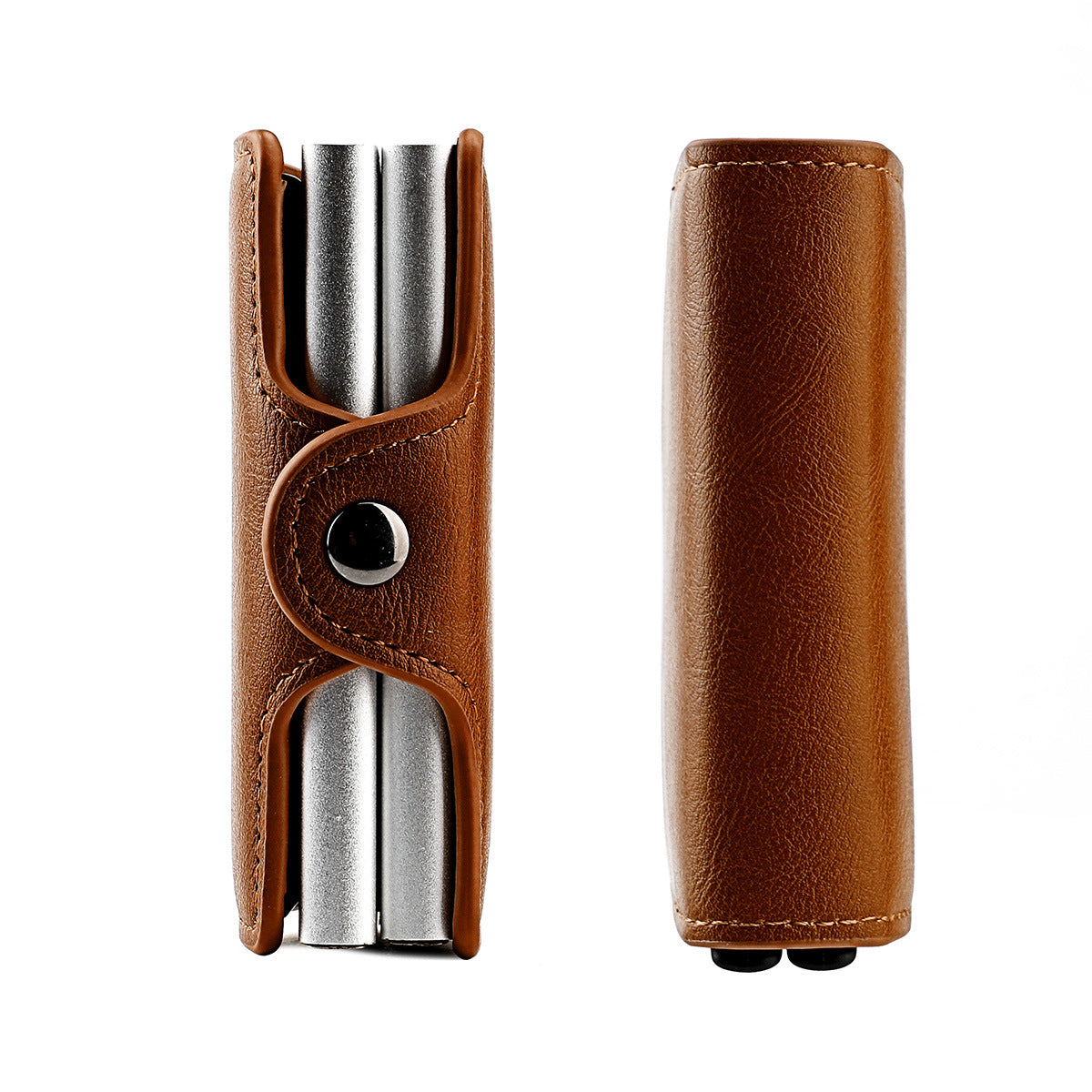 Multiple Slots Large Capacity Portable Aluminum Card Holder