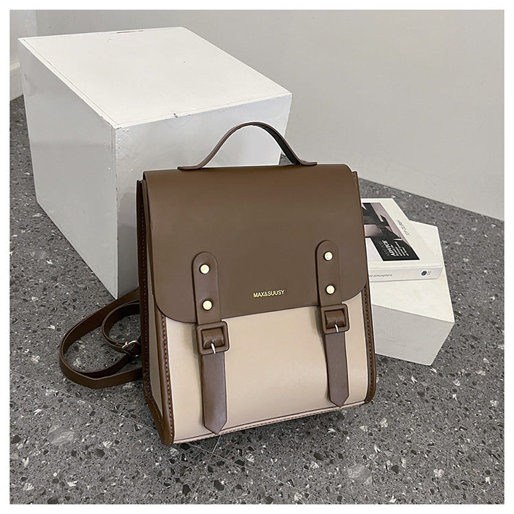 Women's Fashionable Retro Large Capacity Fashion Simple Backpacks