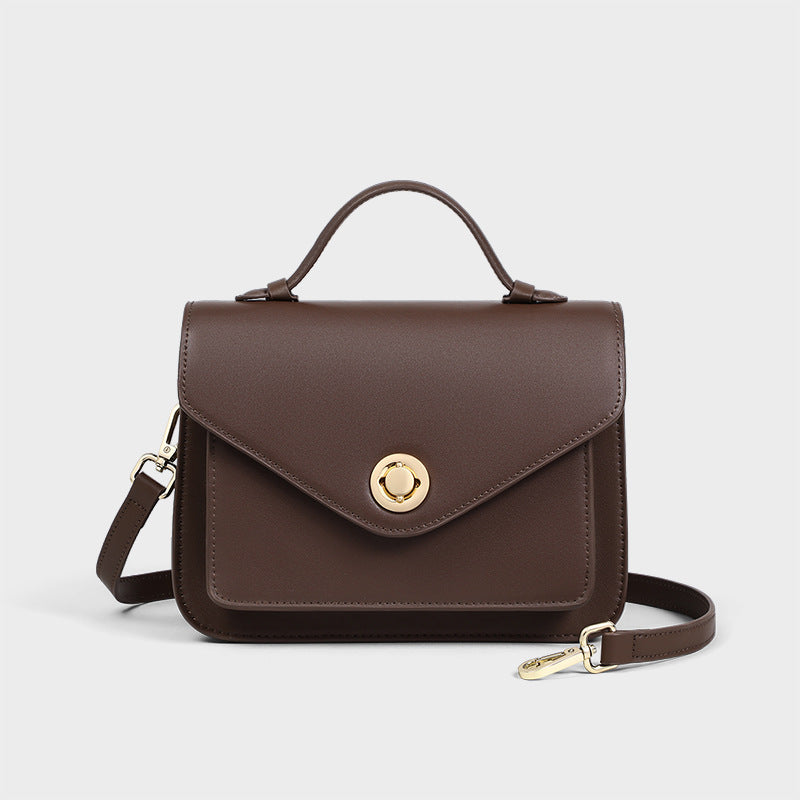 Women's Poor Genuine Leather Commuter High-grade Crossbody Bags