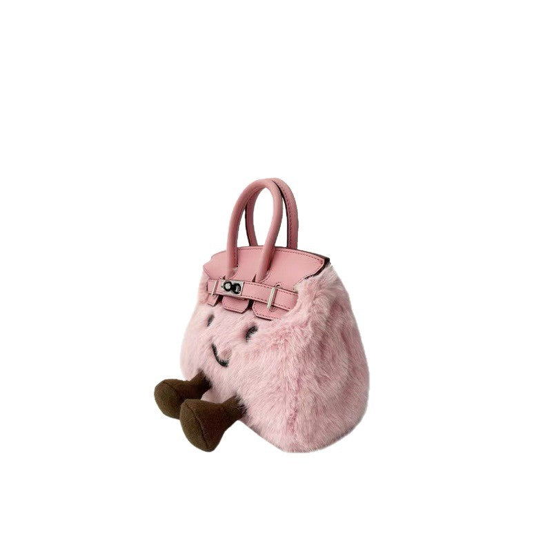 Classy Limited Edition Cute Furry Elf Crossbody Bags