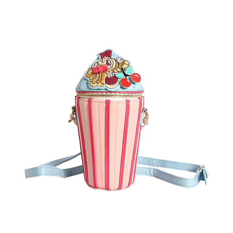 Shape Sweet Cute Good-looking Color Matching Crossbody Bags