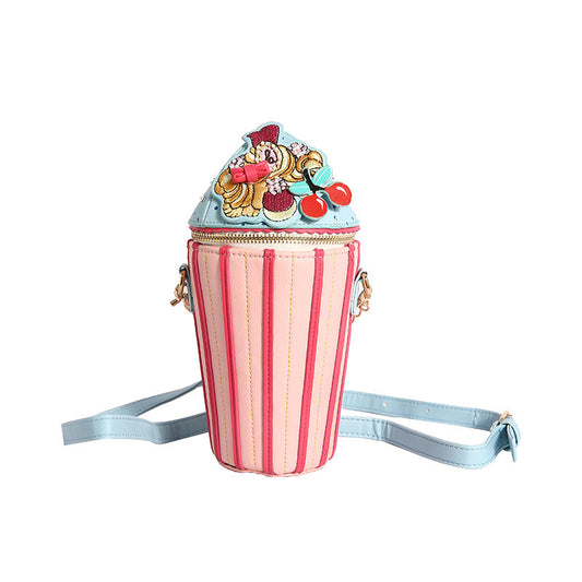 Shape Sweet Cute Good-looking Color Matching Crossbody Bags