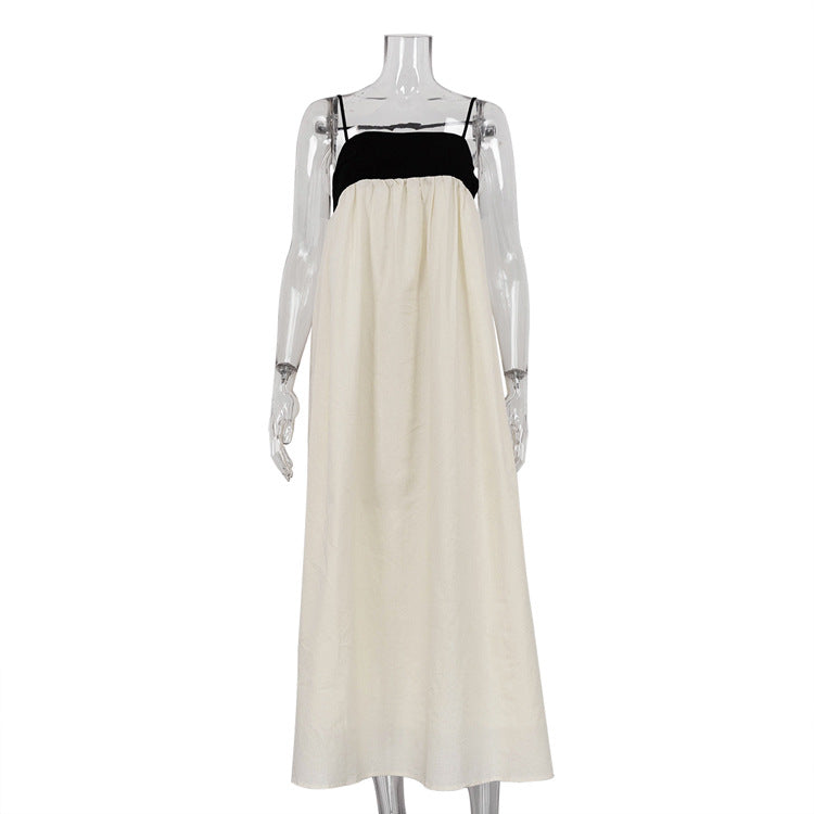 Women's Suspender Dress French Fashion Sexy Backless Dresses