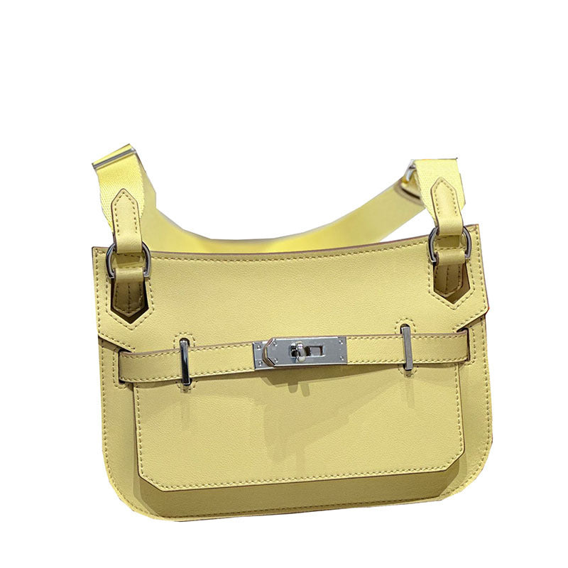 Women's Calfskin Gypsy Saddle Genuine Leather Mini Small Square Bags