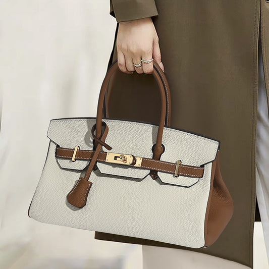 Popular Women's Fashionable Commuter Layer Cowhide Bags