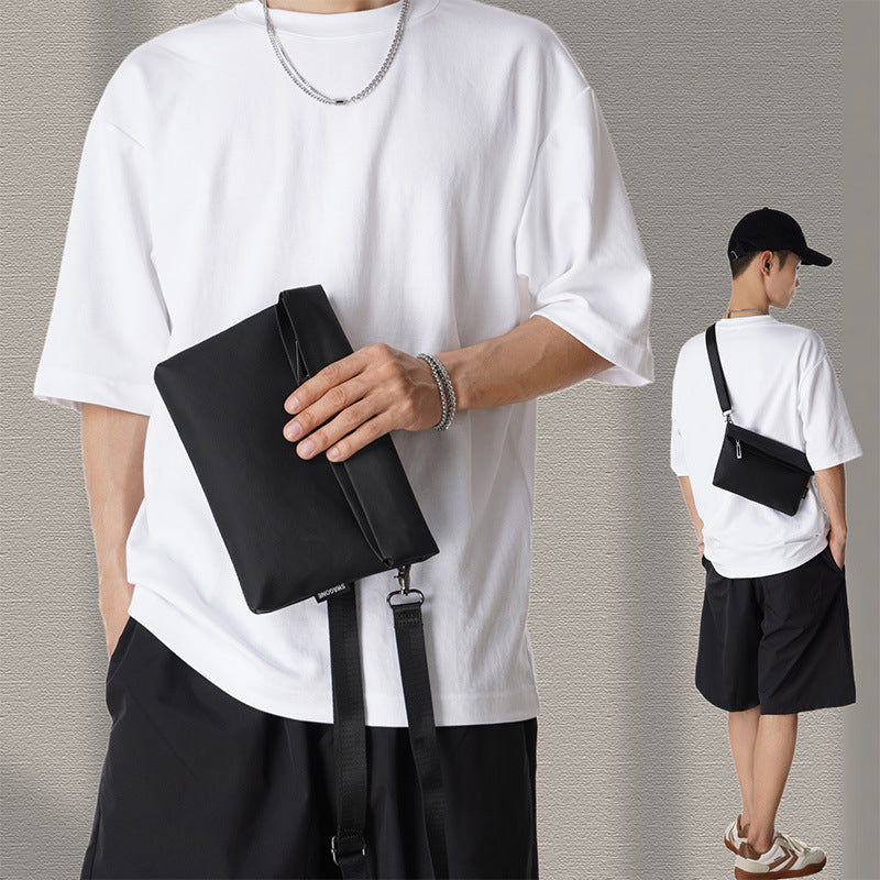 Women's & Men's & Hip Hop Style Solid Color Men's Messenger Bags
