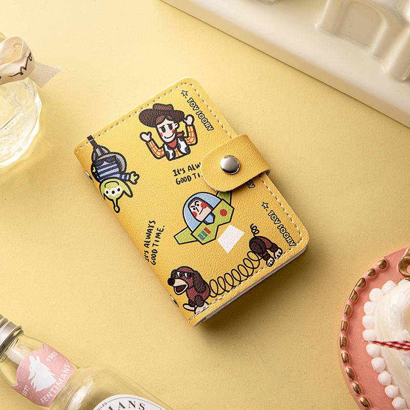 Mary Cartoon Cute Large Capacity Multiple Slots Card Holder