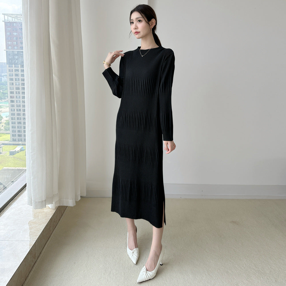 Women's Dress Autumn Temperament Commute Solid Color Dresses