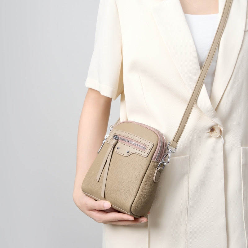 Slouchy Women's High-grade Packaging For Leather Crossbody Bags