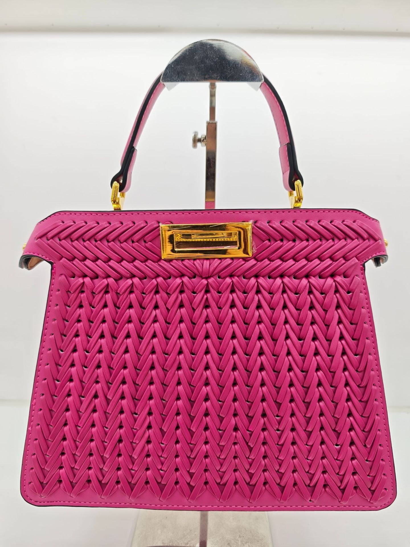 New Women's Woven Long Double Fashion Handbags
