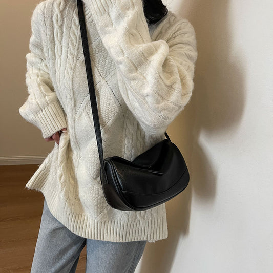 Female Pouch Class Commuting Style Dumpling Shoulder Bags