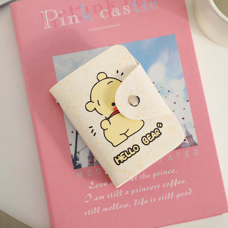 Mary Cartoon Cute Large Capacity Multiple Slots Card Holder