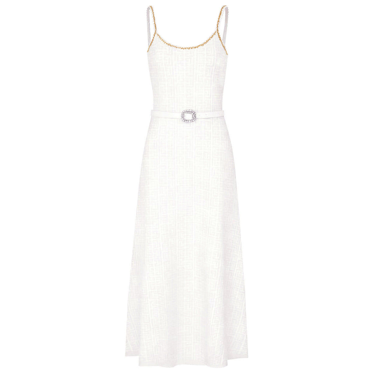 Women's Quality Fashion Knitted Popular Chain Belt Dresses