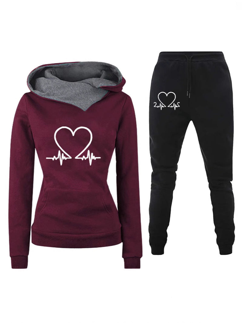 Spring Leisure Sports Heartbeat Frequency Female Women's Sweater, Sweater