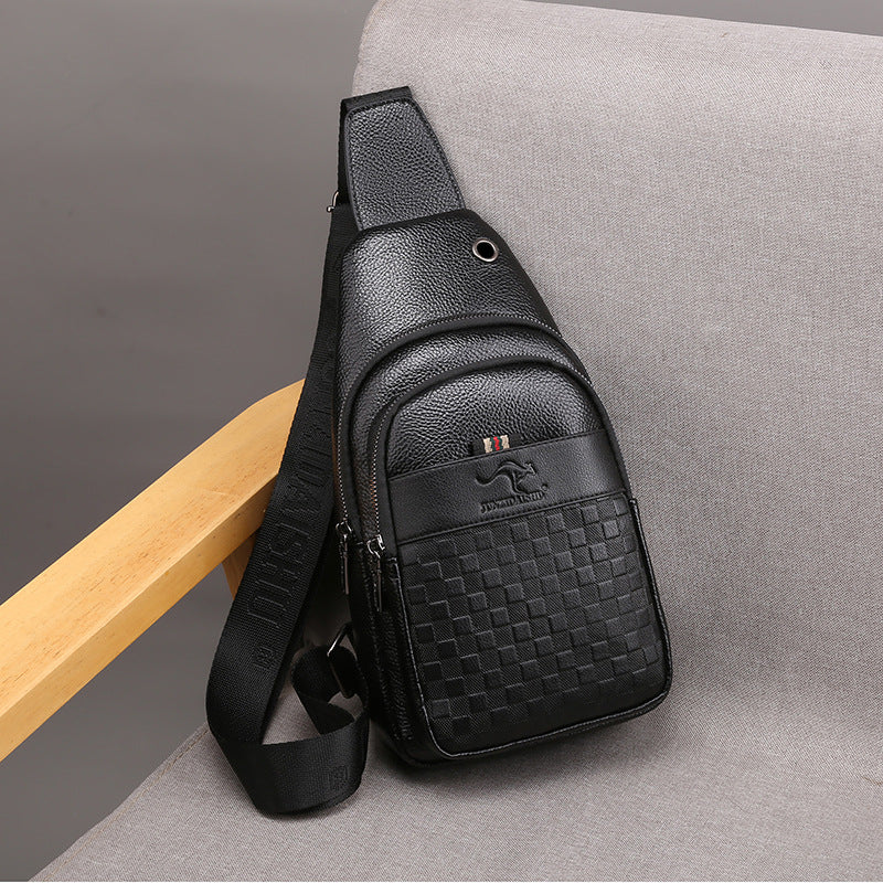 Men's Cross Body Fashion Korean One Men's Chest Bags