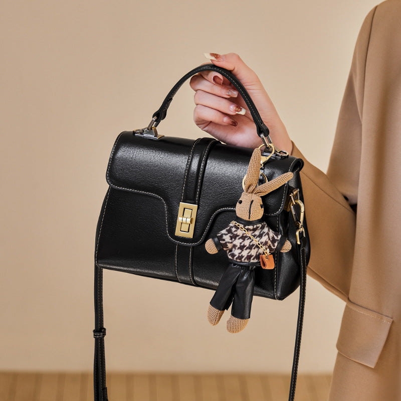 Women's High Sense Mother Elegant Genuine Leather Handbags