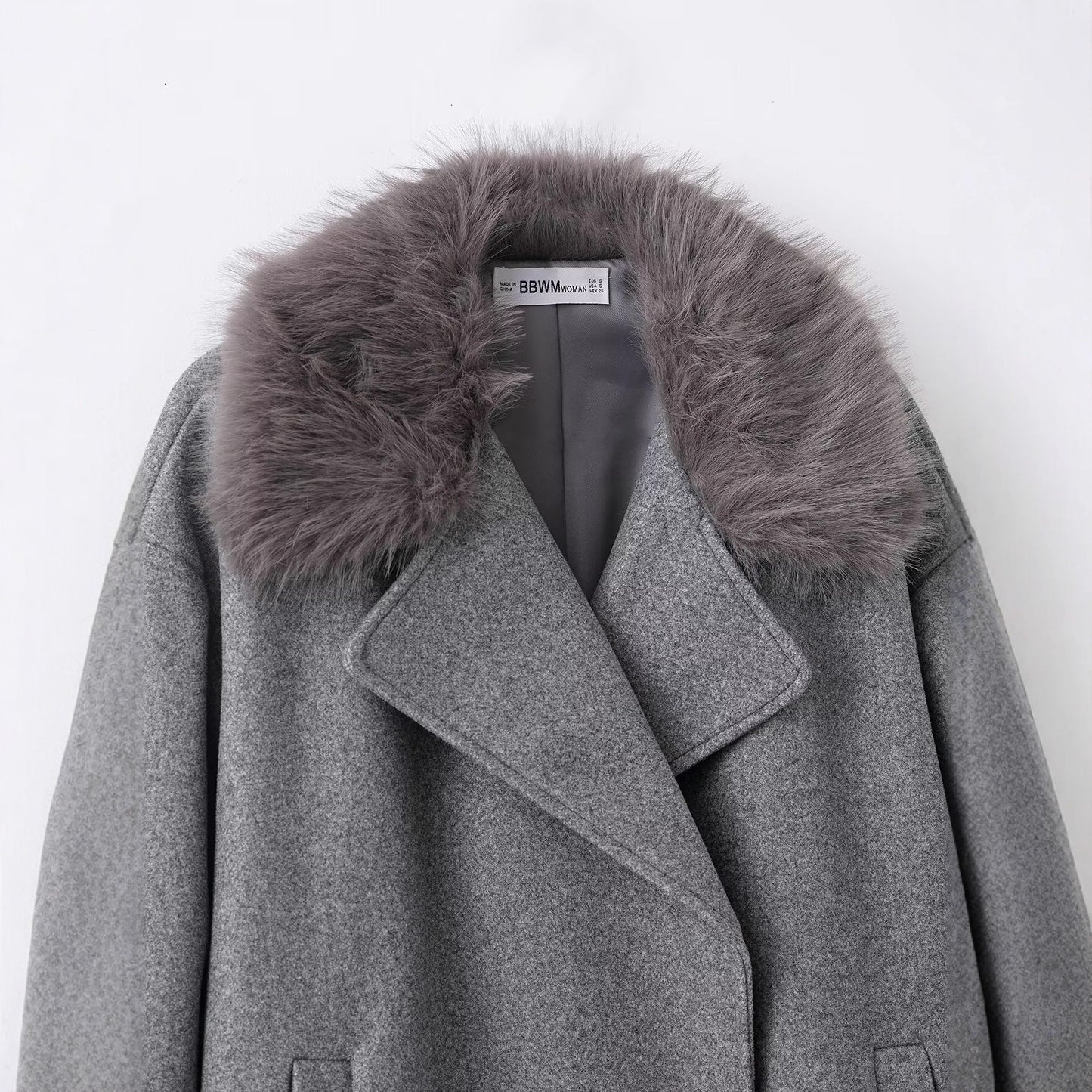 Women's Glamorous Fashion Casual Fur Collar Coats