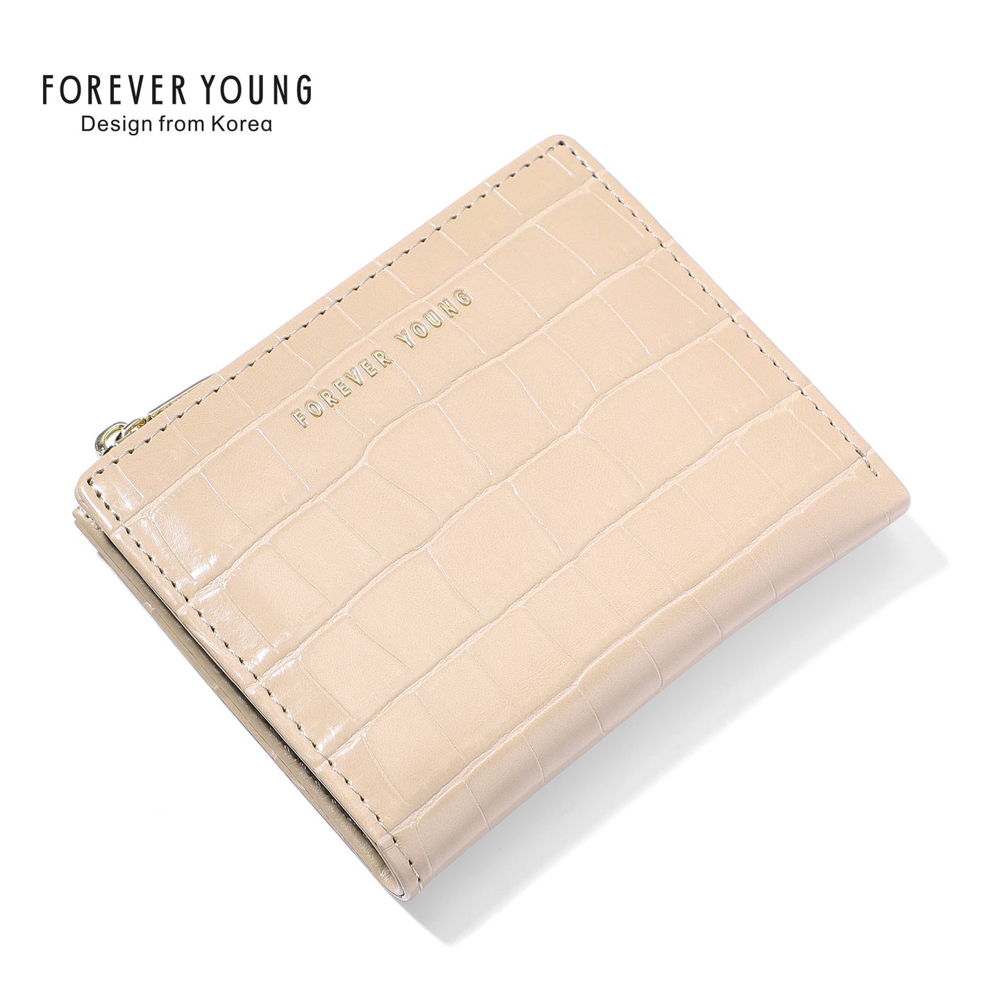 Women's Short Chic Stone Pattern Advanced Sense Ladies Wallets