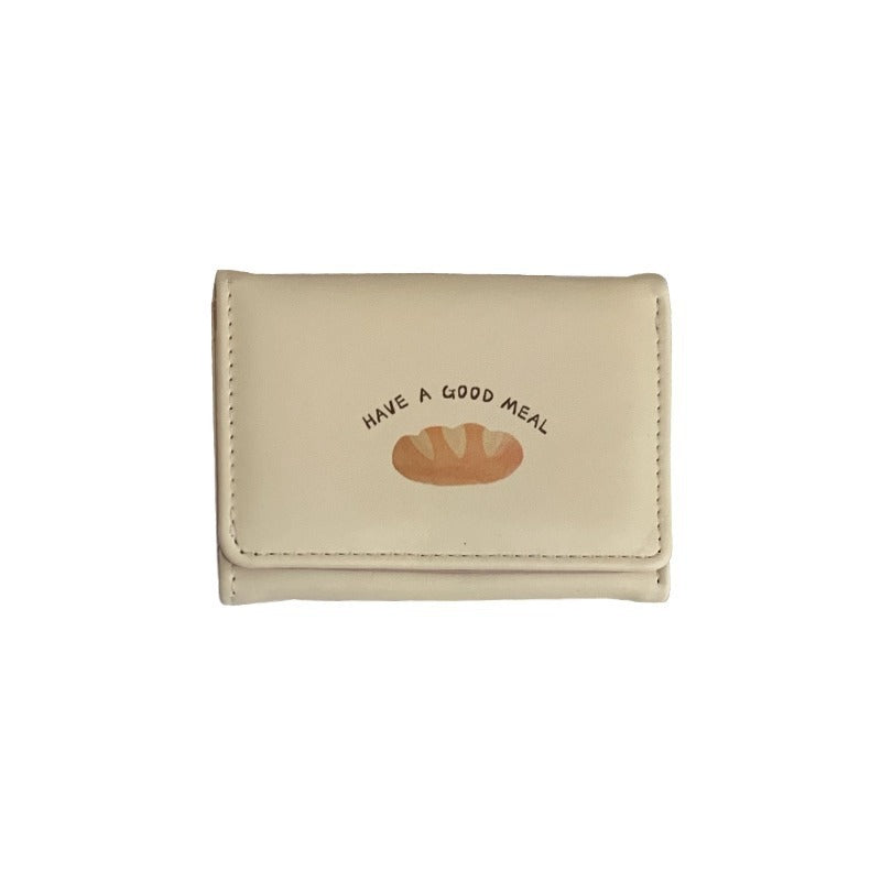 Women's Korean Short Cute Cartoon Change Clutch Ladies Wallets