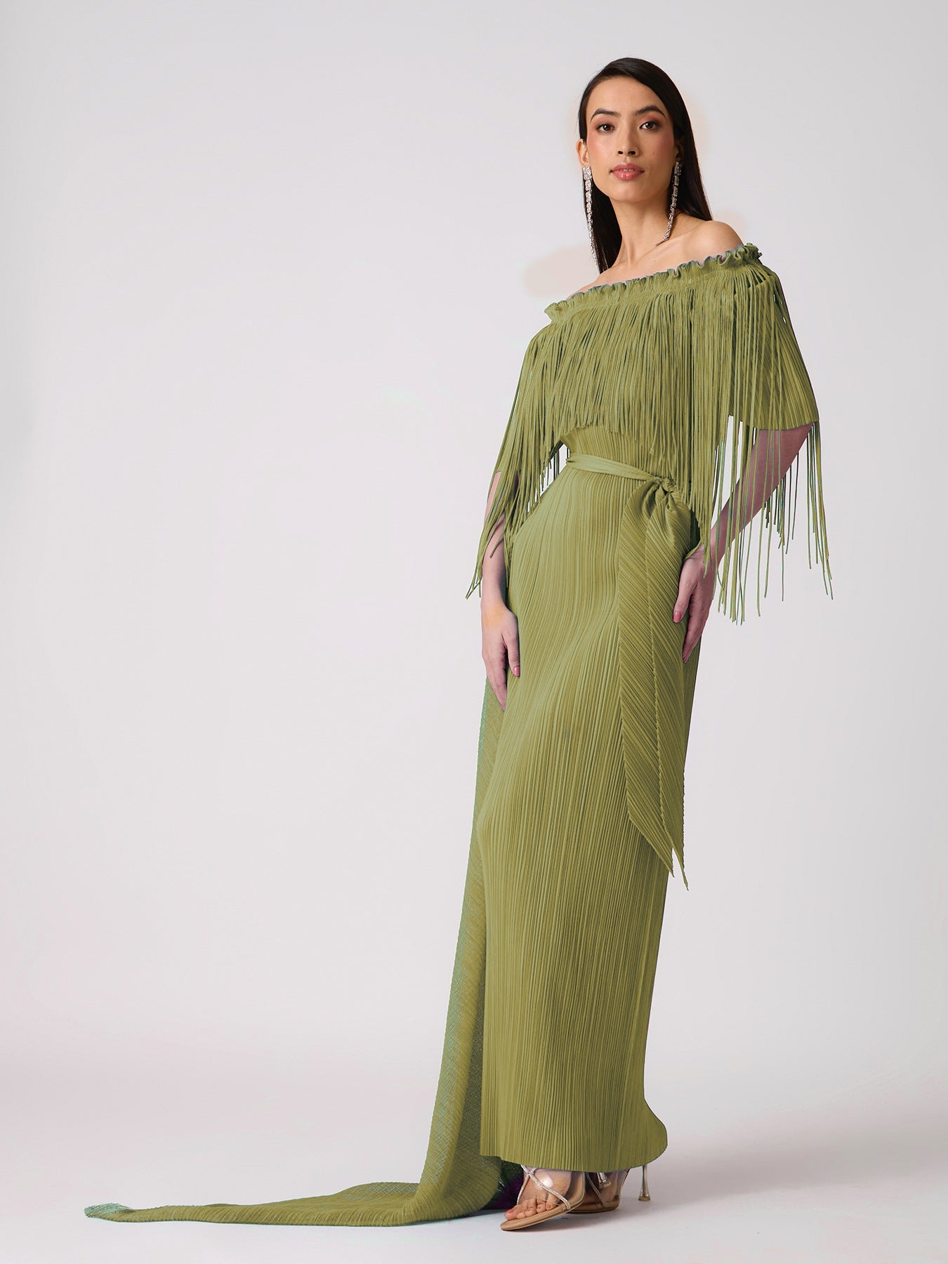 Women's Style Commute Pleated Dress Autumn High-grade Dresses