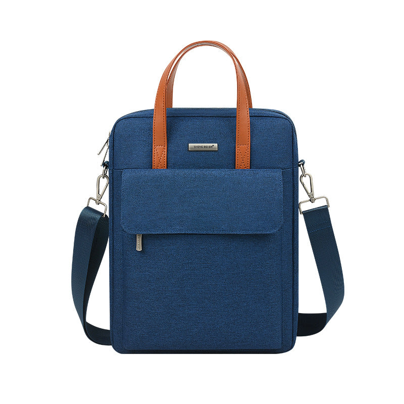 Leather High-grade Office Material Storage Waterproof Laptop Bags