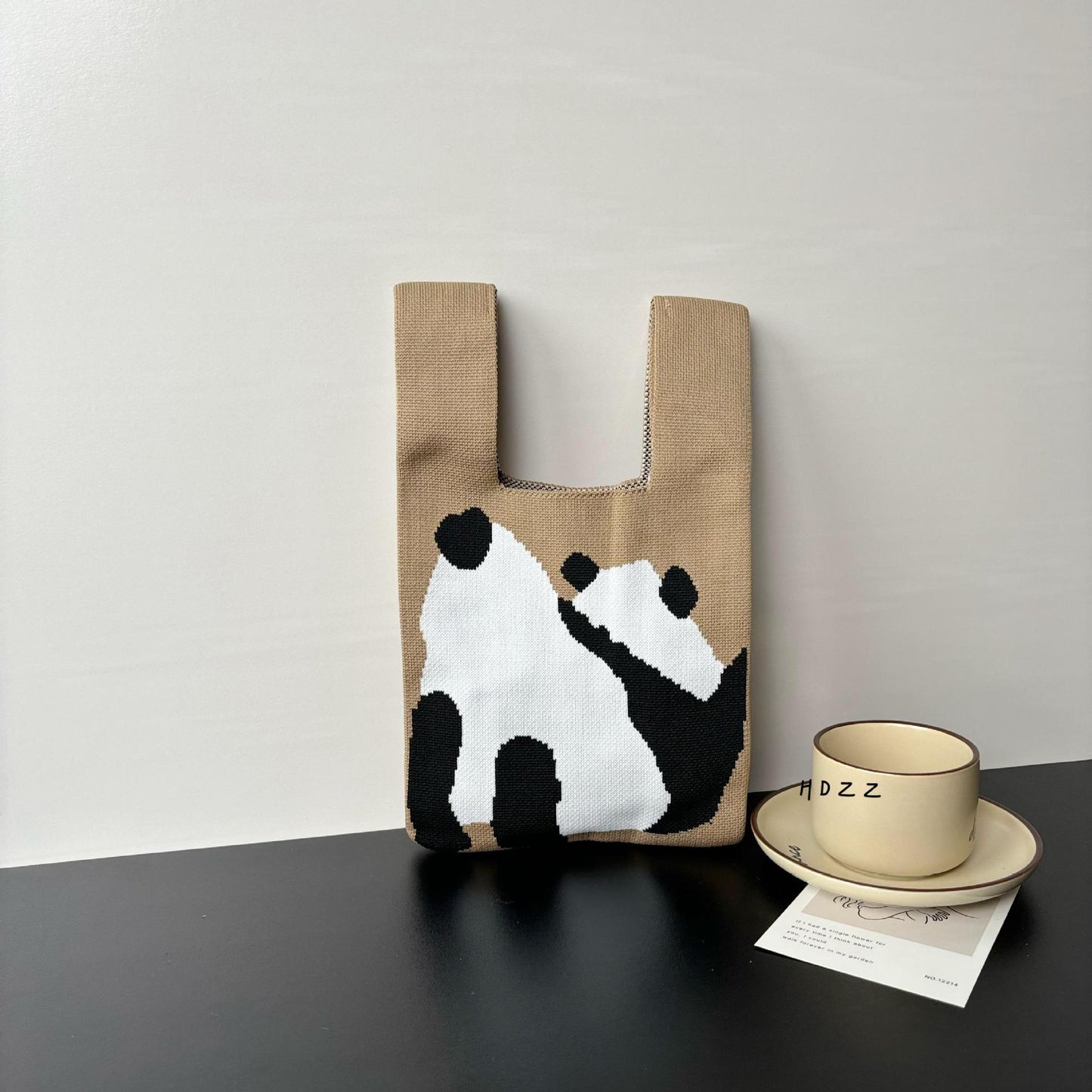 Cartoon Wrist Large Capacity Minority Hand Handbags