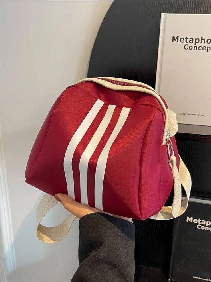 Women's Shell Nylon Cloth Popular Three-bar Crossbody Bags