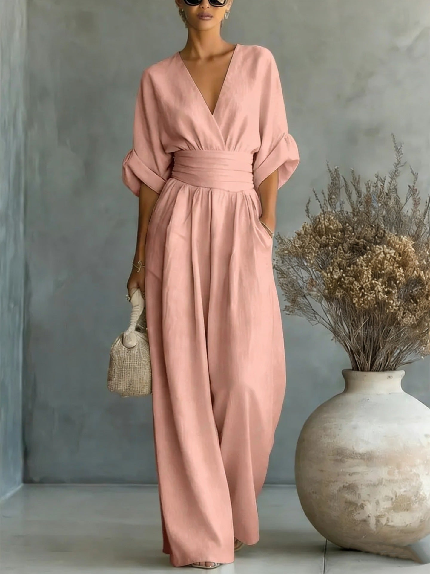 Trendy Comfortable Classy Women's Elegant Waist Women's Jumpsuit/clothing