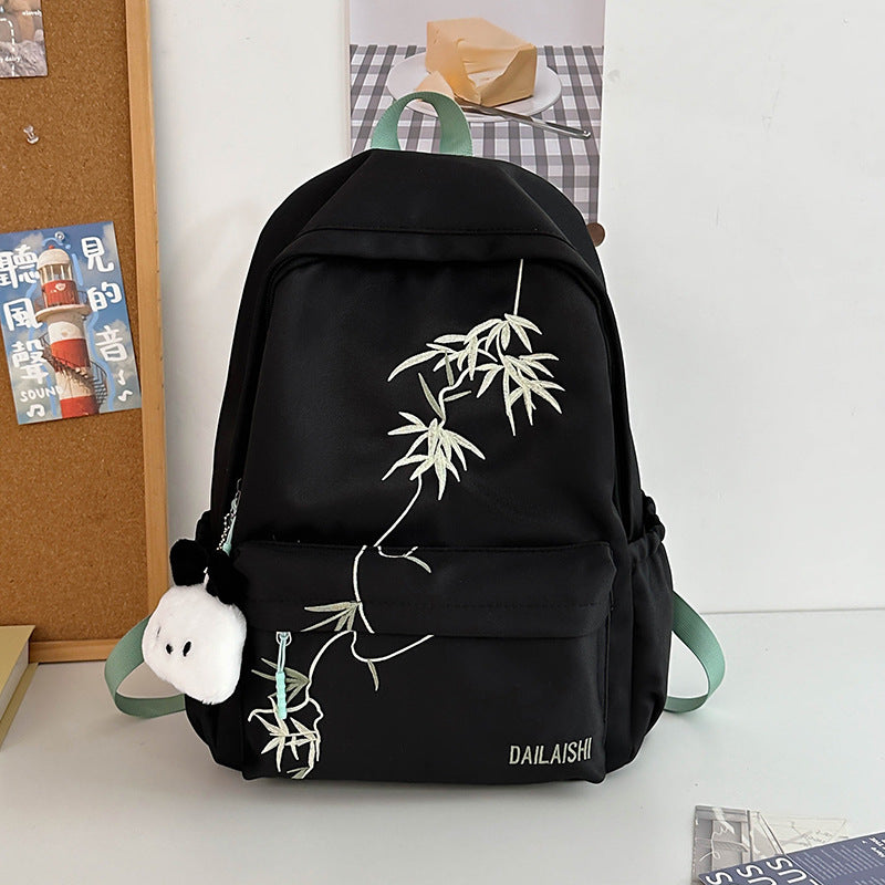Chinese Style Niche Design Lightweight Waterproof Middle School Students' Schoolbags