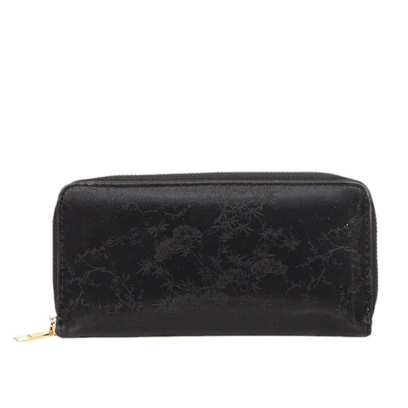 Long Zipper Multiple Slots Large Capacity Ladies Wallets