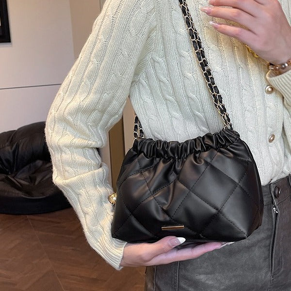 Women's Popular Summer Fashion Rhombus Commuter Solid Crossbody Bags
