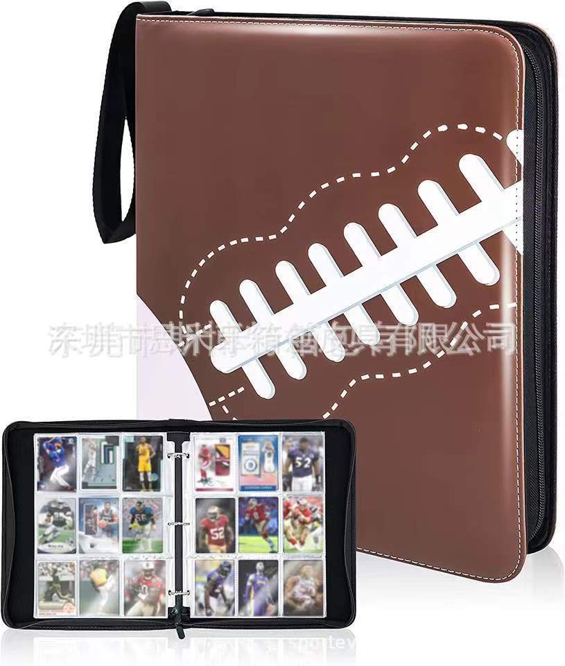 Elegant Binder Zipper Book Game Collection Card Holder