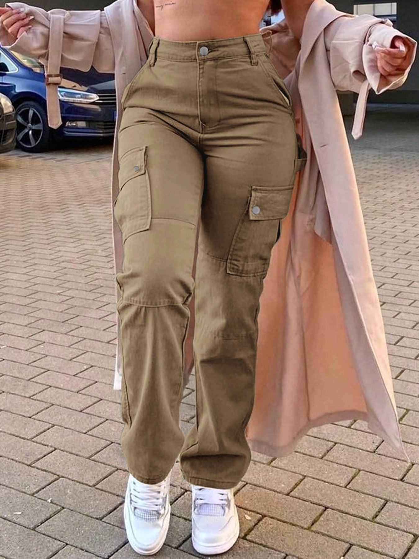 Women's Casual Working American Retro Straight Long Pants