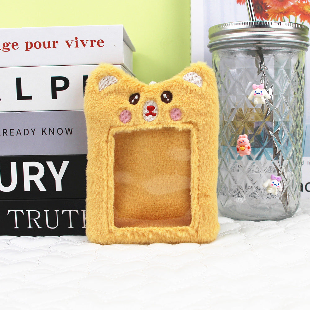 Plush Cute Goo Korean Pendant Polaroid Card Holder