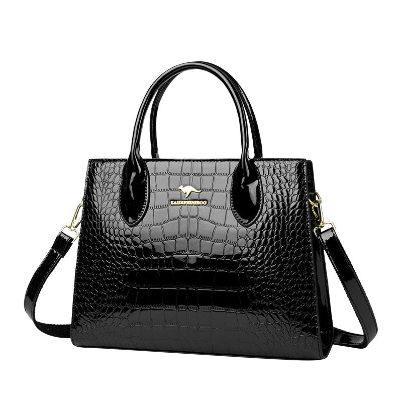 Elegant Classy Women's Patent Leather Glossy Handbags
