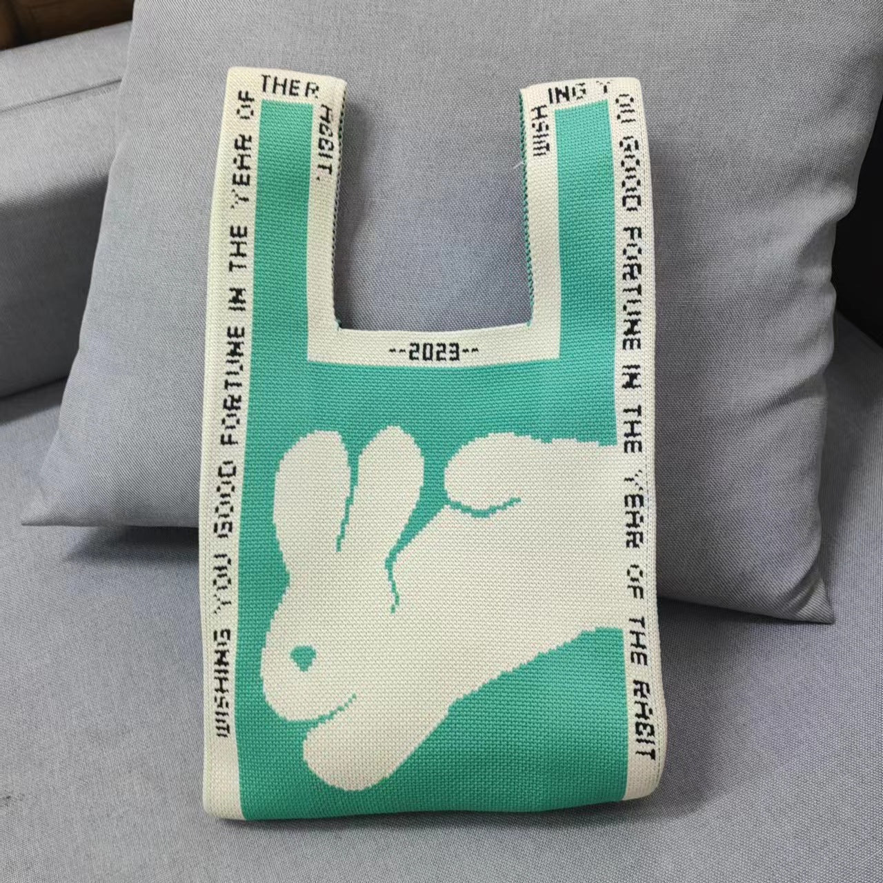 Korean Style Woolen Yarn Fashion Simple Shoulder Bags