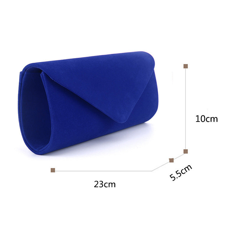 Women's Vintage Suede Dinner Wedding Clutch Fashion High Quality Handbags