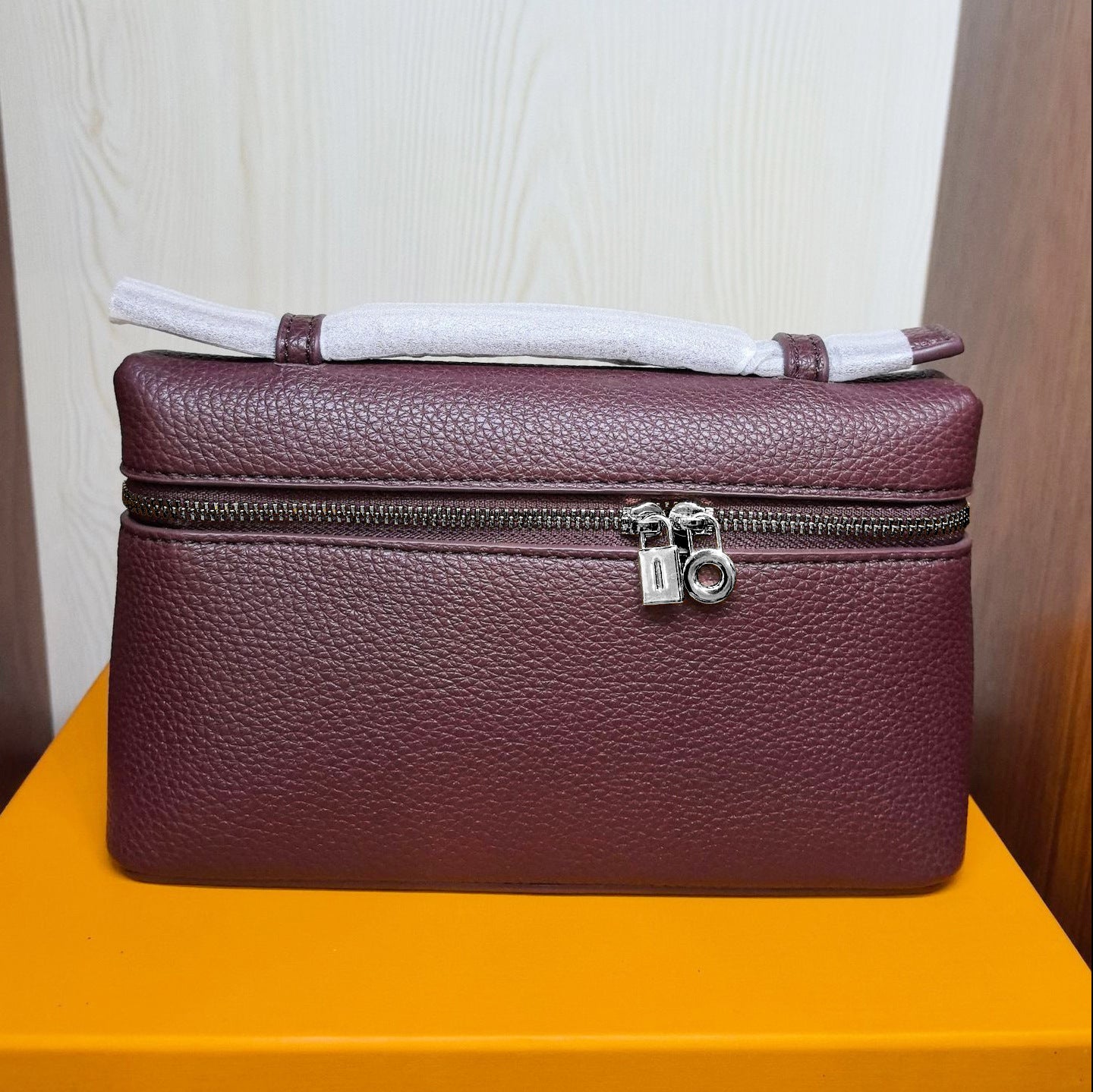 Lunch Box Female Original Label Lychee Pattern Small Square Bags