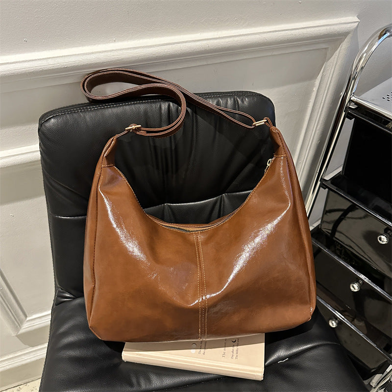 Women's Minority Simple Underarm Large Capacity Fashion Tote Bags