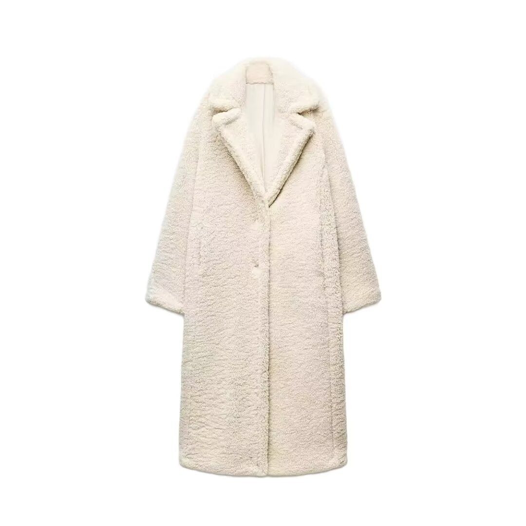 Women's Casual Attractive Homemade Fleece Overcoat Clothing