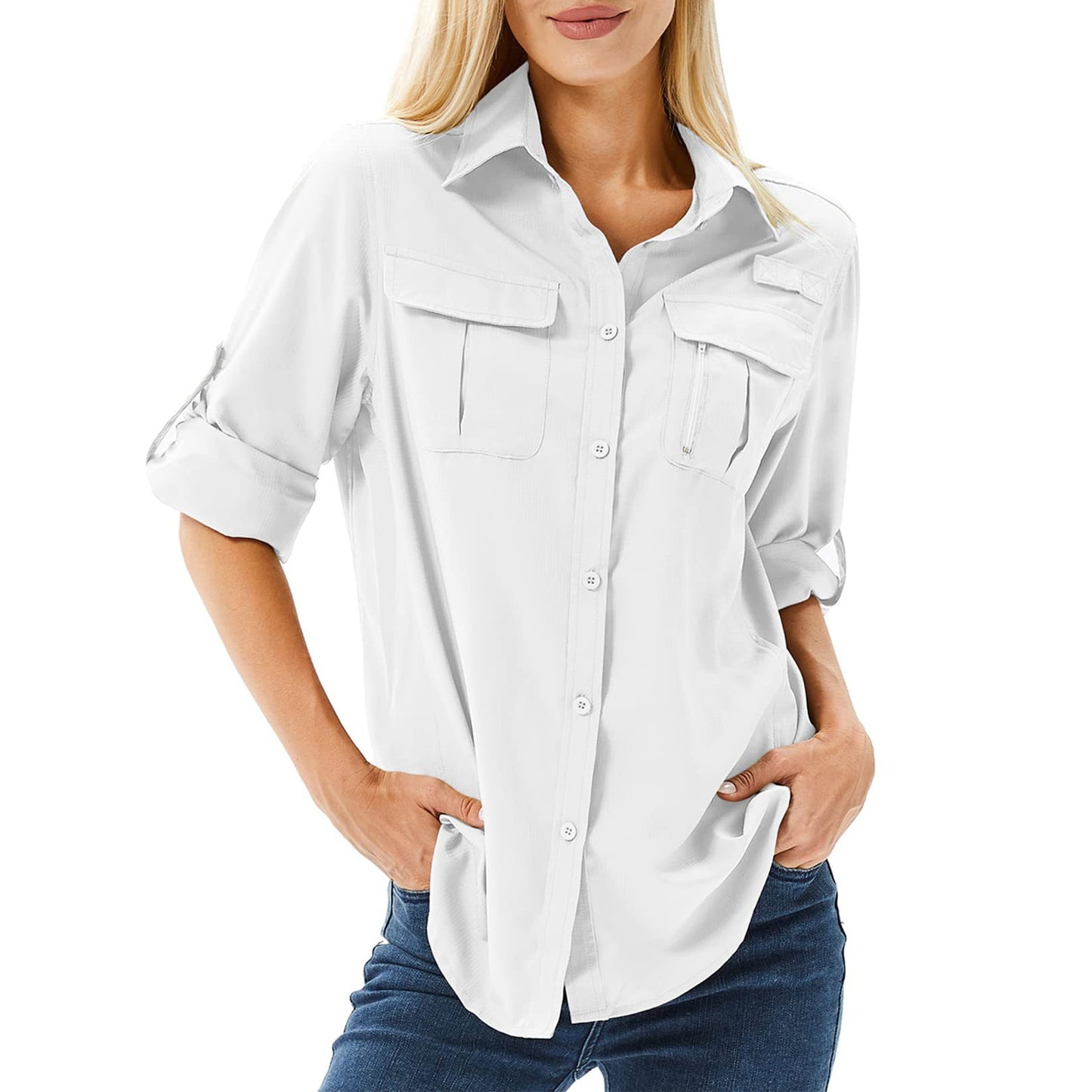 Women's Stretch Shirt Breathable Outdoor Thin Blouses