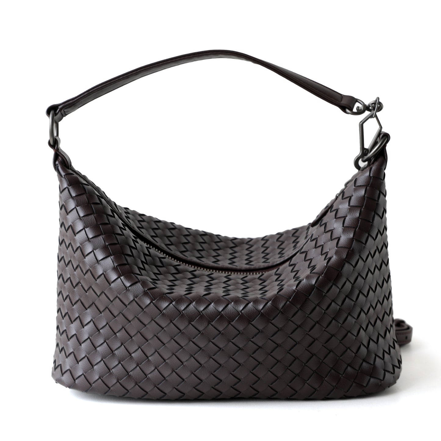 Unique Niche Cowhide Hand-woven Dumpling Hand Bags