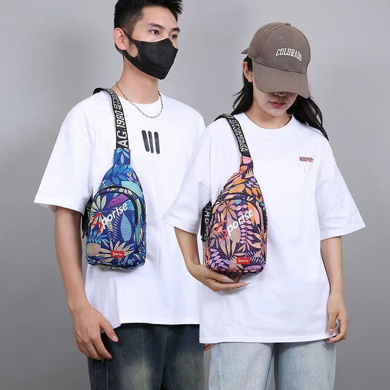 Women's & Men's & Large Capacity Waterproof Hard-wearing Personality Trendy Men's Chest Bags