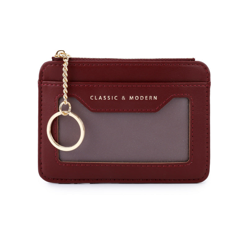 Korean Style Minimalist Thin Multiple Slots Card Holder