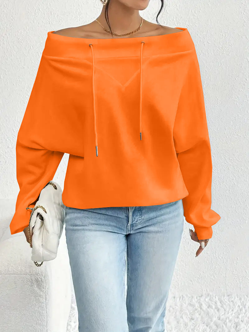 Fashion Unique Women's Loose Casual Drawstring Tops